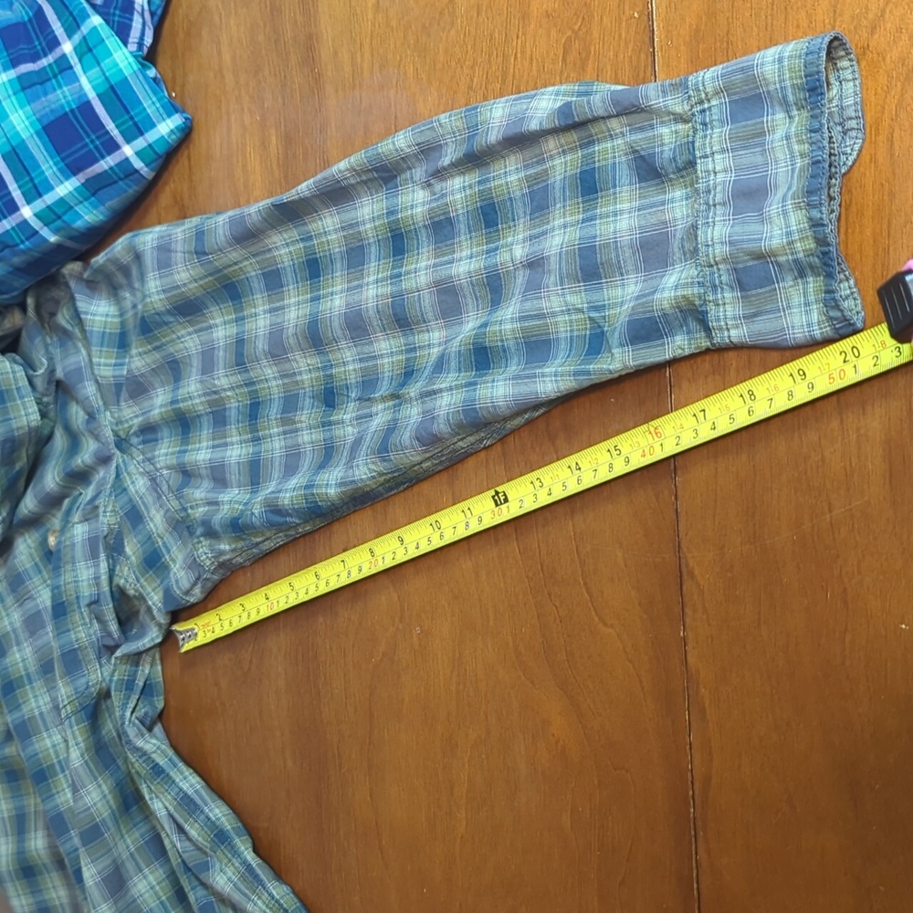 NWOT Set of 2 Duluth Plaid Button Down Shirts Size Large - Picture 10 of 17